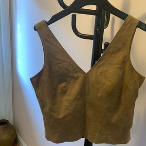Banana Leather suede top!